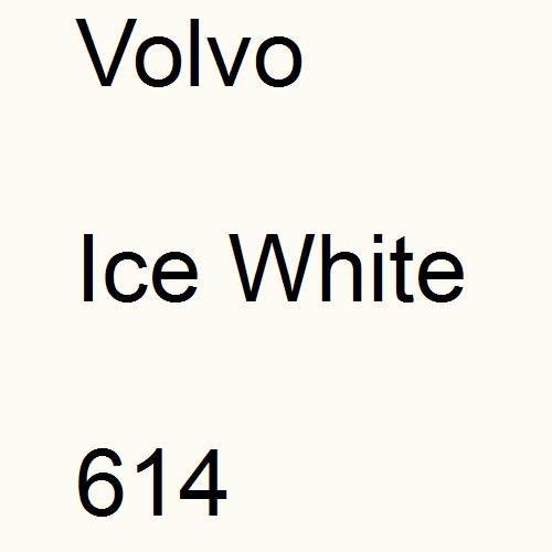 Volvo, Ice White, 614.